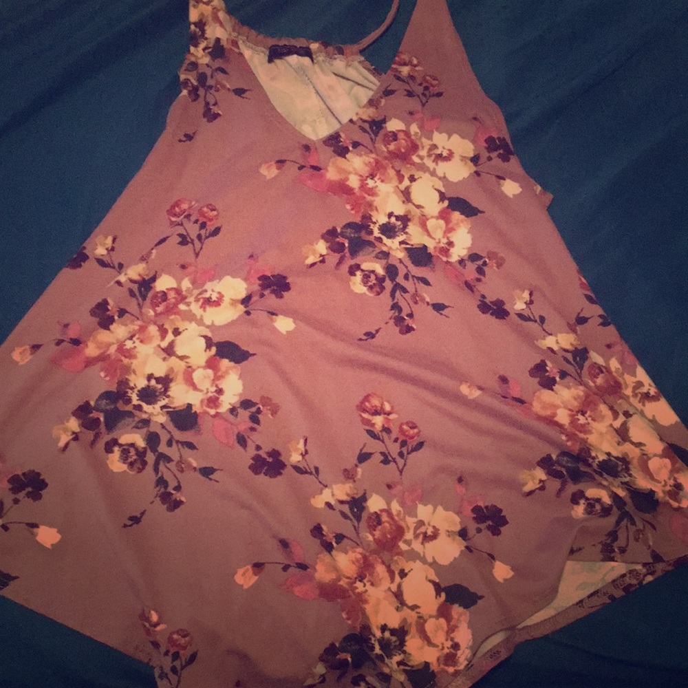 Woman’s floral shirt